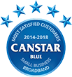Most Satisfied Customers and Canstar satisfaction award logo