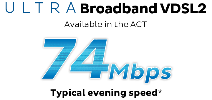 ULTRA Broadband FTTB. Available in selected metro buildings. 90Mbps Typical Evening Speed.