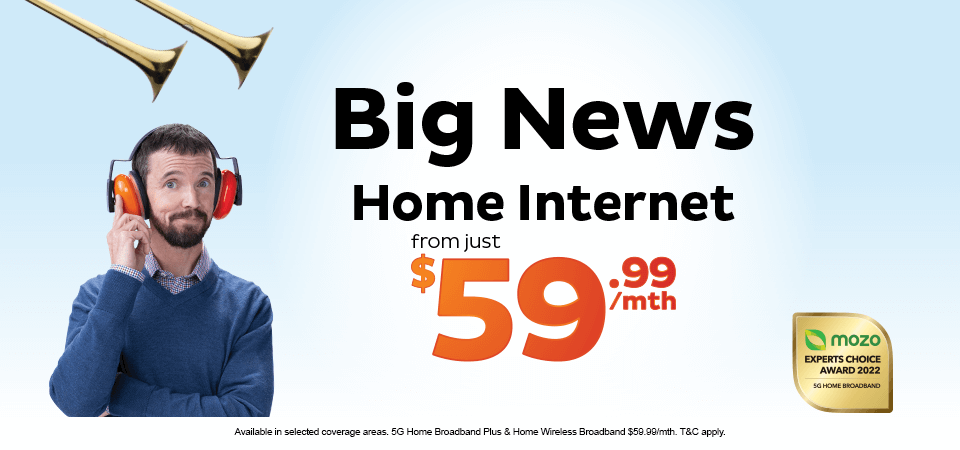 Big News Home Internet from just $59.99/mth