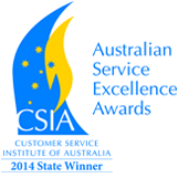 Australian Service Excellence Award 2014