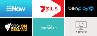 catch up channels, 9, 7, 10 play, sbs and abc iview